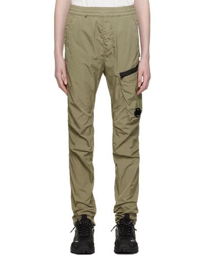 C.P. Company Pantalon de détente kaki en chrome-r - Vert