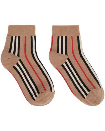 Burberry Intarsia Icon Stripe Sock - Black