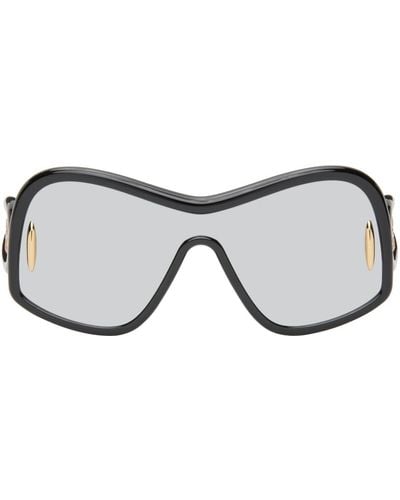 Loewe Shield Sunglasses - Black