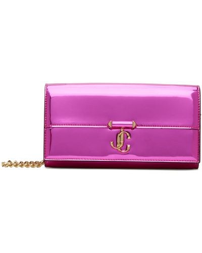 Jimmy Choo Avenue Wallet Bag - Purple