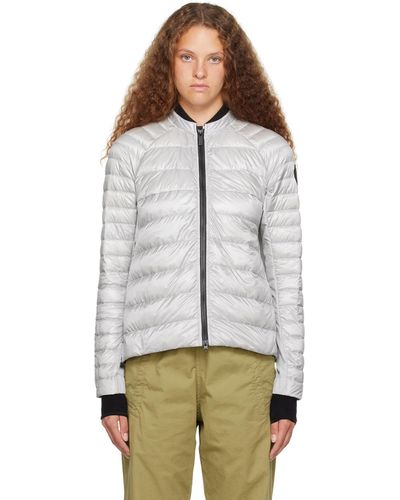 Canada Goose Silver Roncy Down Jacket - White