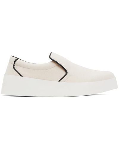 JW Anderson Off- Slip-ons Trainers - Black