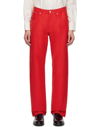 Paul Smith Jean rouge édition commission