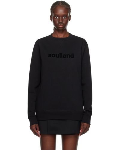 Soulland Bay スウェットシャツ - ブラック
