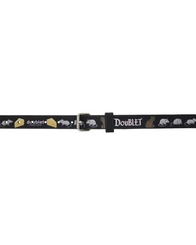 Doublet Printed Belt - Black