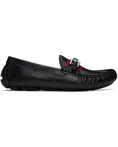Polo Ralph Lauren Anders Leather Driver Loafers - Black