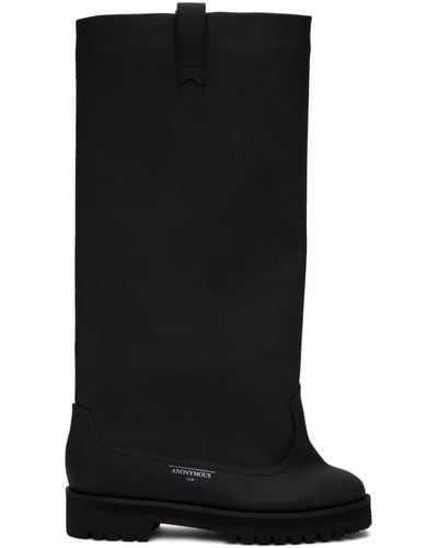 Anonymous Club Shaft Boots - Black