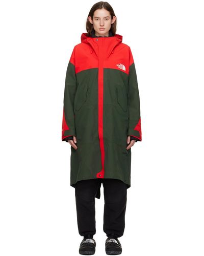 Undercover Red & Green The North Face Edition Geodesic Shell Coat - Black