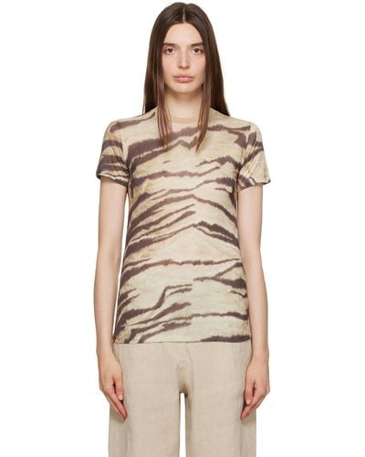 Baserange Tiger T-shirt - Natural