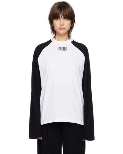 VTMNTS Barcode Long Sleeve T-shirt - Black