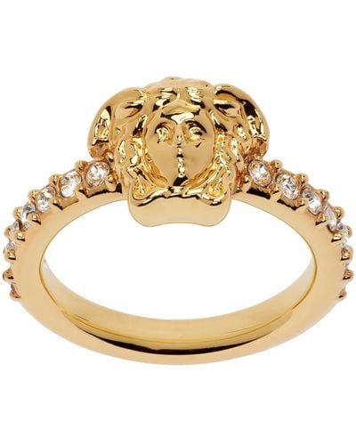 Versace Gold 'la Medusa' Ring - Metallic