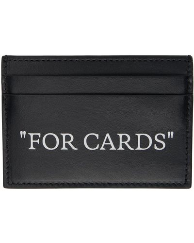 Off-White c/o Virgil Abloh Off- porte-cartes noir à logo