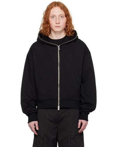 HELIOT EMIL Evolutions Zip Hoodie - Black