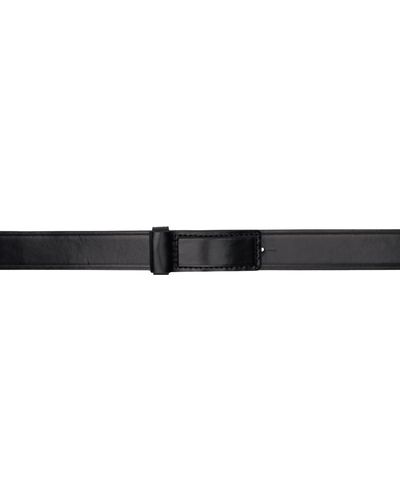 Lemaire Black Chocolate Bar Belt