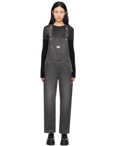 Levi's Black Vintage Denim Overalls