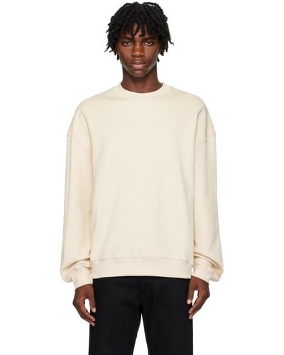 Axel Arigato Beige Signature Sweatshirt - Black