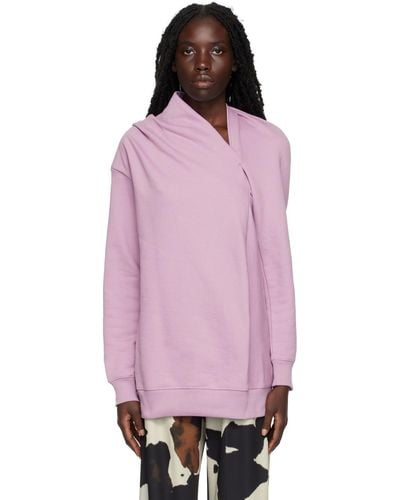 Dries Van Noten Asymmetric Sweatshirt - Pink