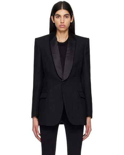 Wardrobe NYC Veston de tuxedo noir