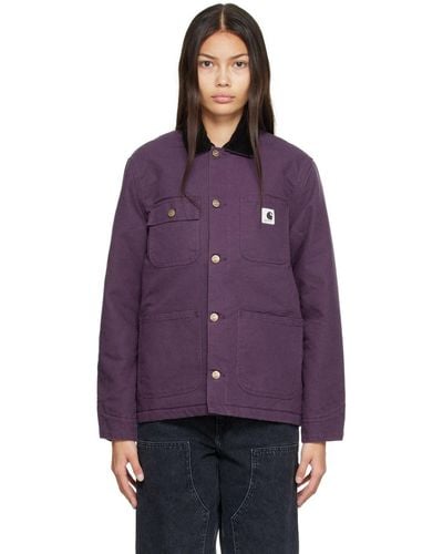 Carhartt Purple Irving Jacket