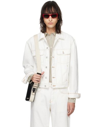 Jacquemus Jackets > denim jackets - Blanc