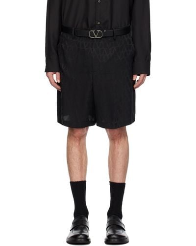 Valentino Toile Iconographe Shorts - Black