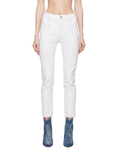 Isabel Marant Straight-Leg Jeans - White