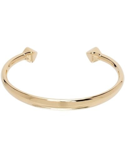 Isabel Marant Gold Ring Man Bracelet - Black