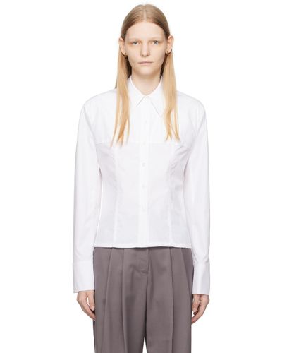 Low Classic Panelled Shirt - White