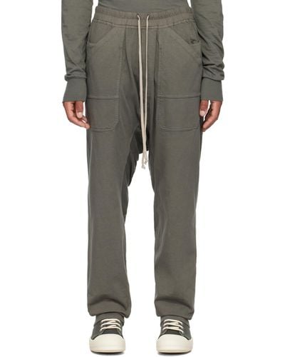 Rick Owens DRKSHDW Grey Classic Cargo Trousers