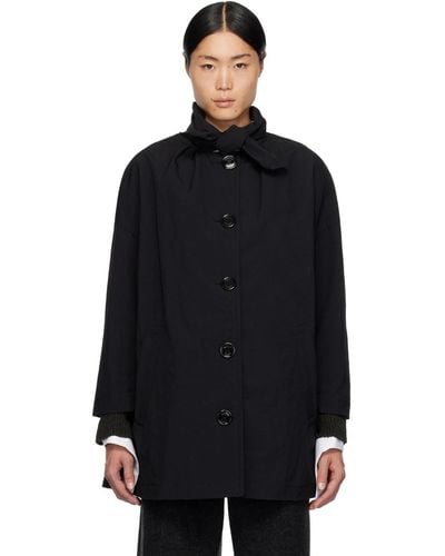 MERYLL ROGGE Button Coat - Black