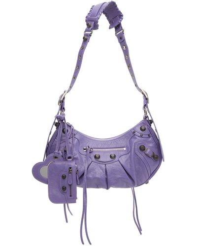 Balenciaga Petit sac à ornements cagole - Violet
