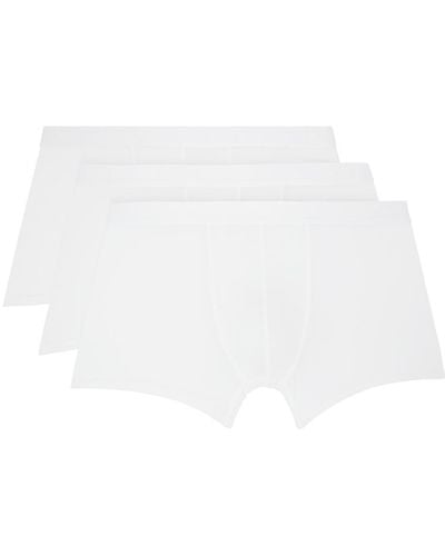 CDLP Ensemble de trois boxers blancs - Noir