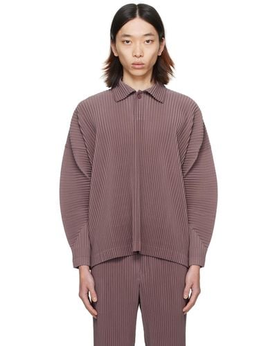 Homme Plissé Issey Miyake Homme Plissé Issey Miyake Purple Monthly Colour January Polo