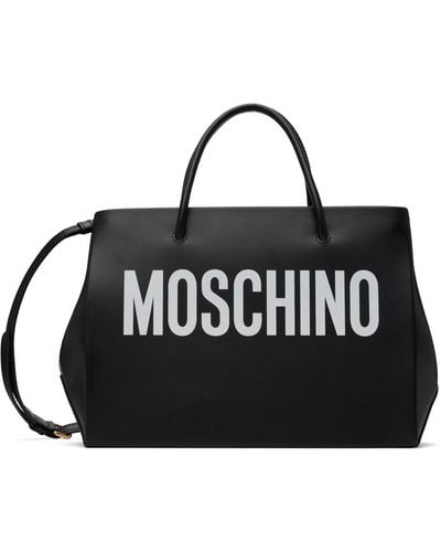 Moschino Small Shopper Tote - Black