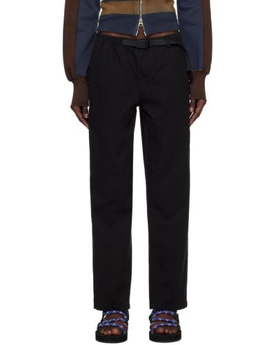 Gramicci Belted Trousers - Black