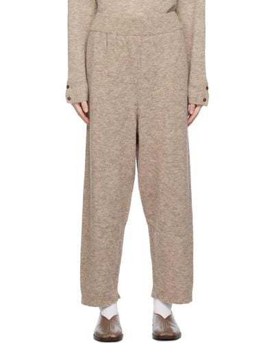 Cordera Relaxed-fit Lounge Pants - Natural