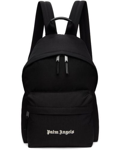 Palm Angels Black Logo Backpack