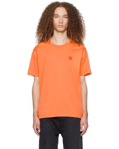 Acne Studios Orange Patch T-shirt