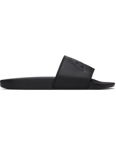 Brioni Slide Sandals - Black