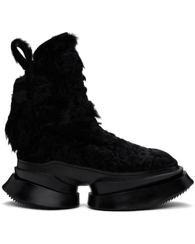 Julius Lace-up Boots - Black