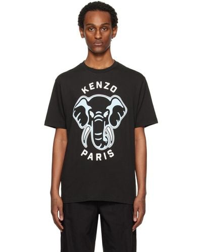 KENZO Paris Elephant Tシャツ - ブラック
