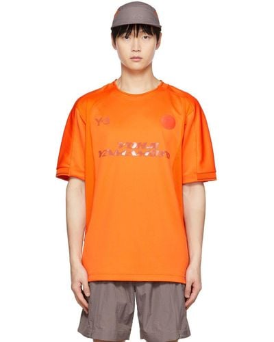Y-3 Football T-shirt - Orange