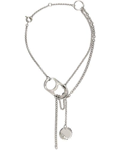 Acne Studios Women's Antique Silver Charm Bracelet