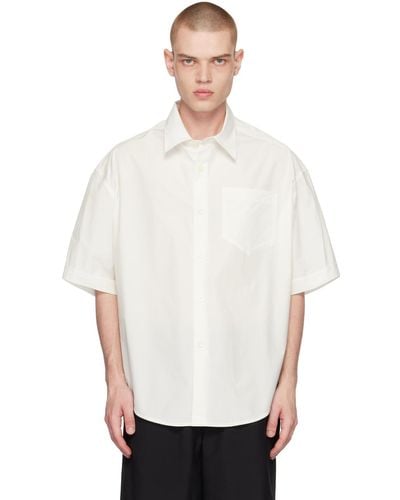 Ami Paris White Boxy Shirt