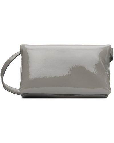 Marni Grey Small Prisma Bag - Black