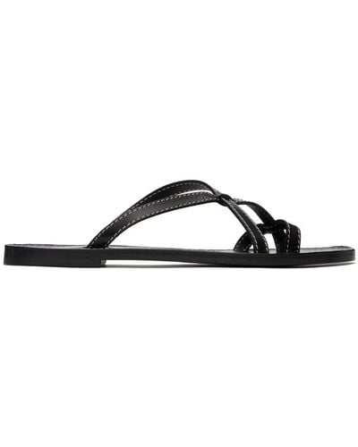 The Row Link Sandals - Black