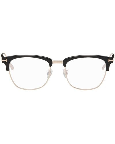 Tom Ford Browline Glasses - Black