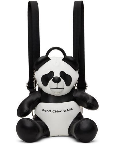 Feng Chen Wang Sac à dos en forme de panda noir et blanc