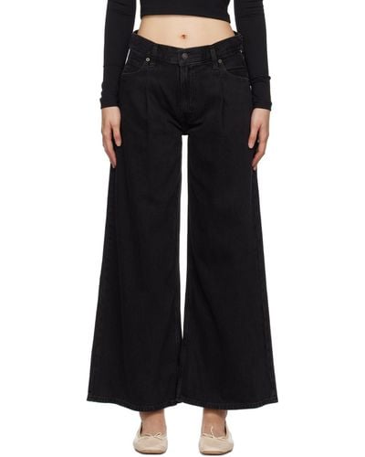 Levi's Black baggy Dad Wide Leg Jeans