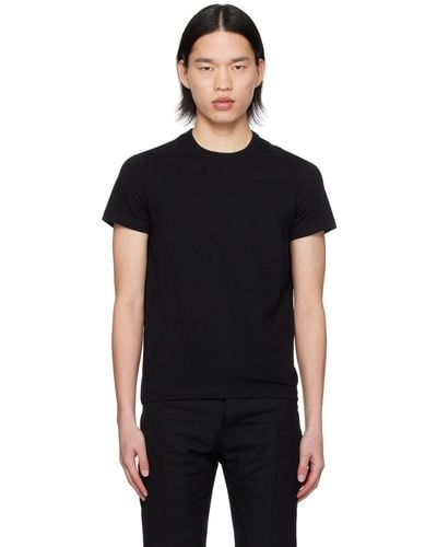 Rick Owens Short Level Tシャツ - ブラック